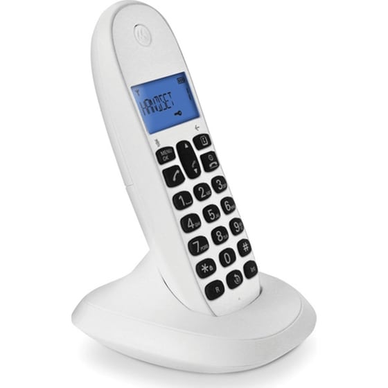 Ασύρματο Τηλέφωνο Motorola C1001LΒ Λευκό image 1