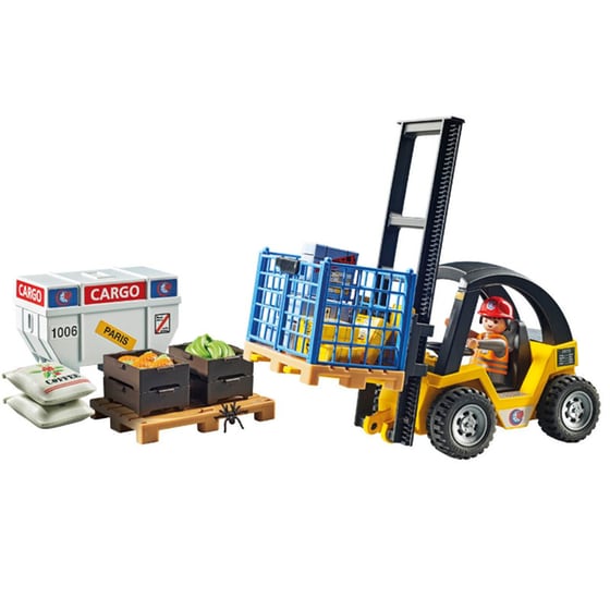PLAYMOBIL® My Life Περονοφόρο ανυψωτικό όχημα με φορτία (71528) image 1