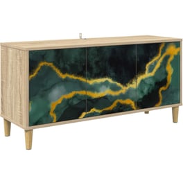 Έπιπλο Τηλεόρασης VidaXL WIJHE 102 x 33 x 50 cm - Sonoma Δρυς
