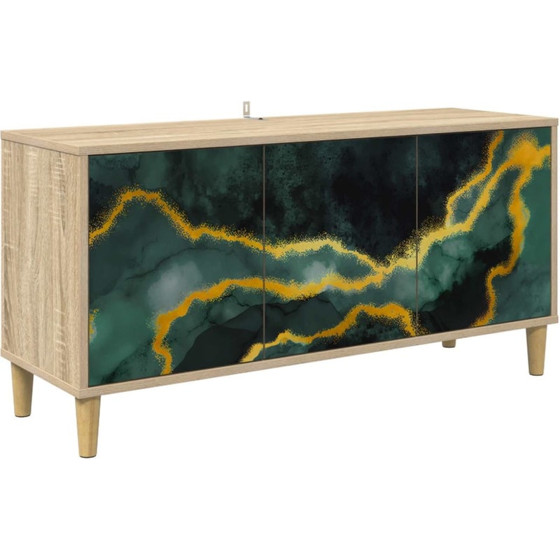 Έπιπλο Τηλεόρασης VidaXL WIJHE 102 x 33 x 50 cm - Sonoma Δρυς