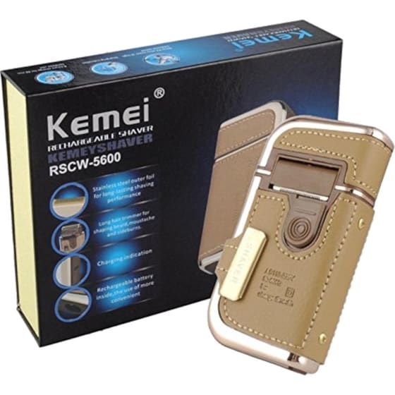 Ξυριστική Μηχανή KEMEI RSCW-5600 Προσώπου για Υγρό και Στεγνό Ξύρισμα Επαναφορτιζόμενη image 6