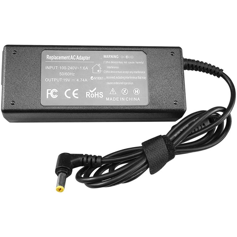 LAMTECH Τροφοδοτικό Laptop LAMTECH, 90W, Acer 19V/4.74A, Μαύρο