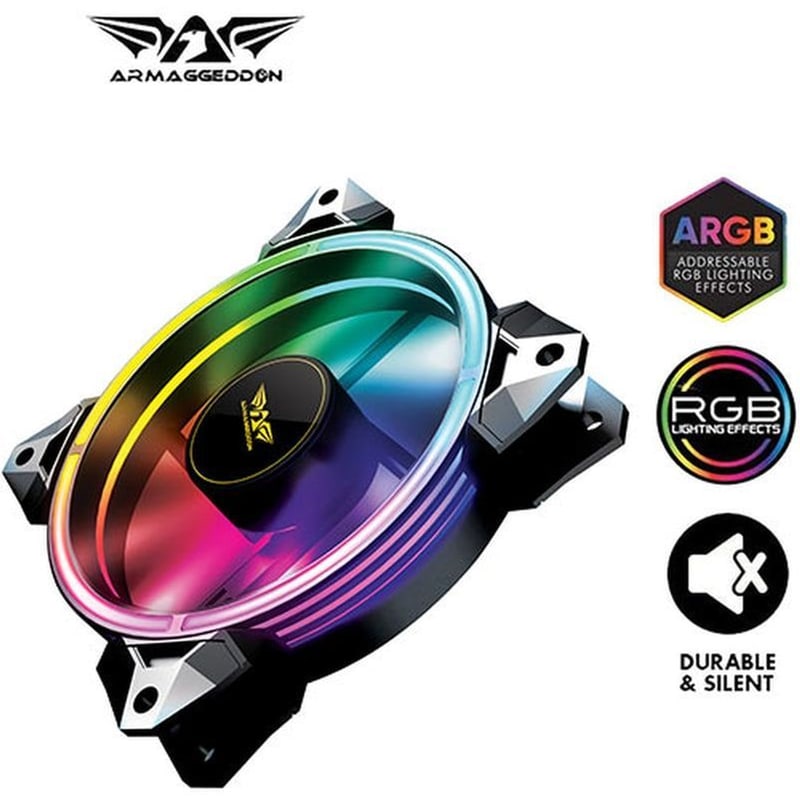 ARMAGGEDDON Fan Armaggeddon PC Cooling Fan ARGB TX Quad Ring-12 Bulk