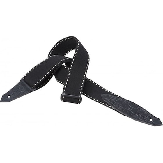 Levy's Mssc80 Cotton Cowbow Boot Design Black 2'' Ζώνη Κιθάρας image 0