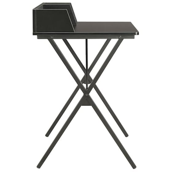 Γραφείο Μελέτης VidaXL από Μοριοσανίδα 80x50cm - Μαύρο image 3