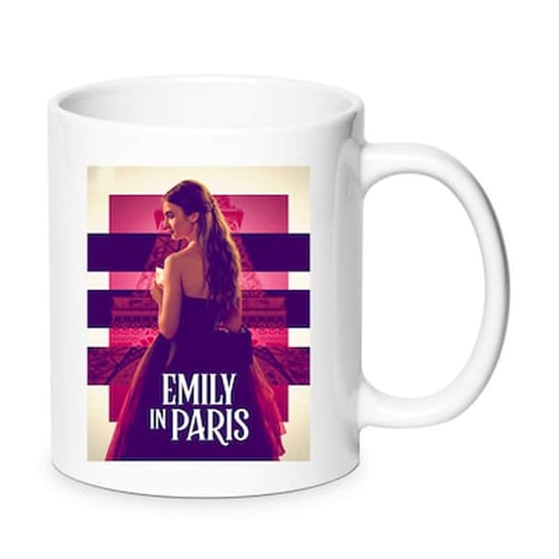 OEM Κούπα Emily in Paris No5 Κεραμική 330 ml - Λευκό