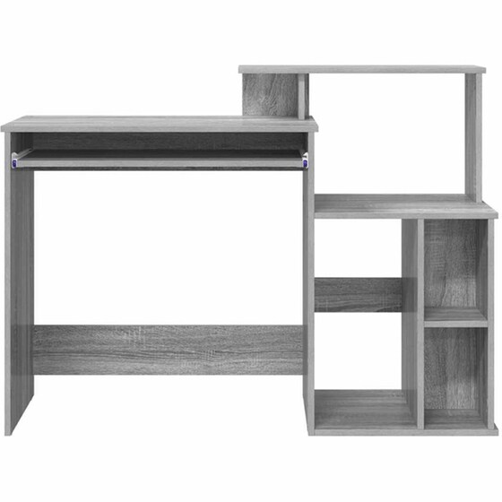 Γραφείο VidaXL από Επεξεργασμένο Ξύλο 120,5x44x88,5 cm - Γκρι Sonoma image 3