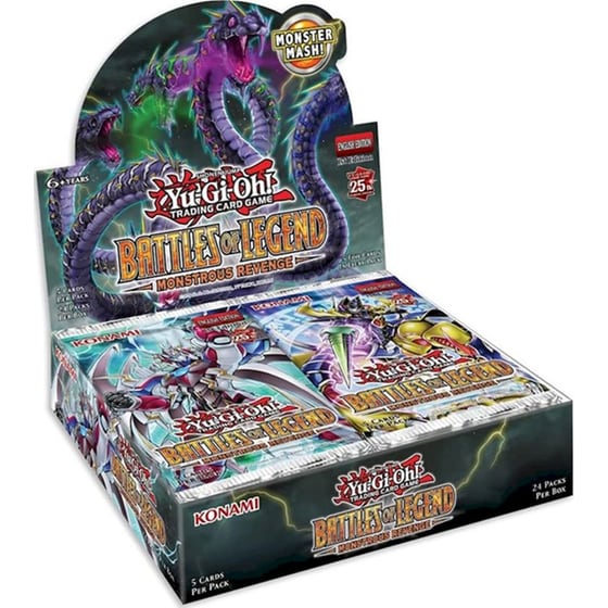 Yu-gi-oh! Battles Of Legend: Monstrous Revenge Booster Display Card Game (Konami) - 24 Φακελάκια image 0