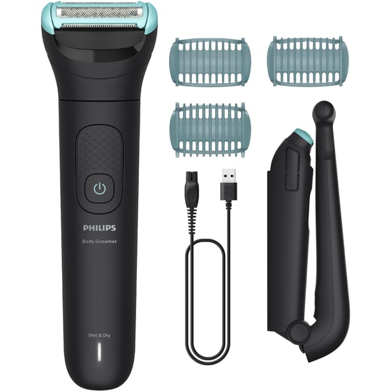 Ξυριστική Μηχανή Σώματος PHILIPS SERIES 5000 BG5475/15 για Υγρό και Στεγνό Ξύρισμα Μαύρο image 0