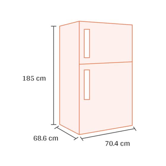 HISENSE RT600N4WC2 Total No Frost 467 Lt Inox Δίπορτο Ψυγείο image 1