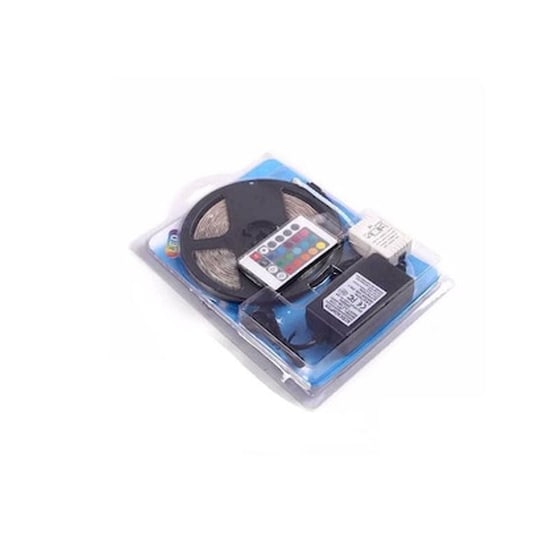 Αδιάβροχη Ταινία Led Με Τηλεχειριστήριο 12v Rgb 5m 834628 Tradesor image 0