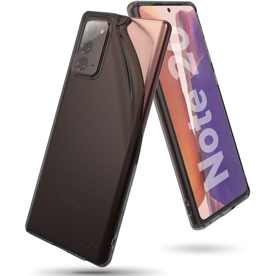 Θήκη Samsung Galaxy Note 20 - Ringke Air Silicon Case - Smoke Black image 0