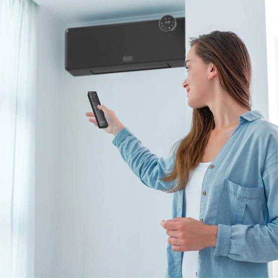 BLACK & DECKER BXWSH2001E 2000W Aερόθερμο Τοίχου Μαύρο image 7