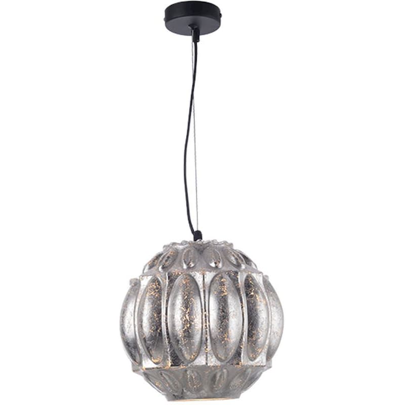 ACA DECOR Φωτιστικό Οροφής Μονόφωτο Aca Decor Gn271psf Γυάλινο - Ασημί