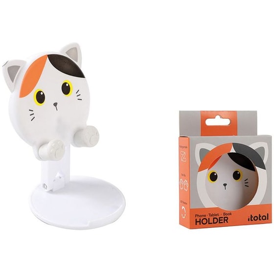Βάση Γραφείου για Κινητό i-Total Orange Cat image 1