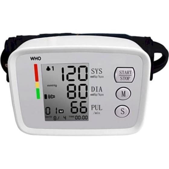 Ψηφιακό Πιεσόμετρο Καρπού Andowl CK-A155 με Ανίχνευση Αρρυθμίας Λευκό image 0