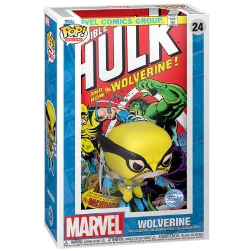 FUNKO Funko Pop! Comic Covers - Marvel - The Incredible Hulk - Wolverine #24