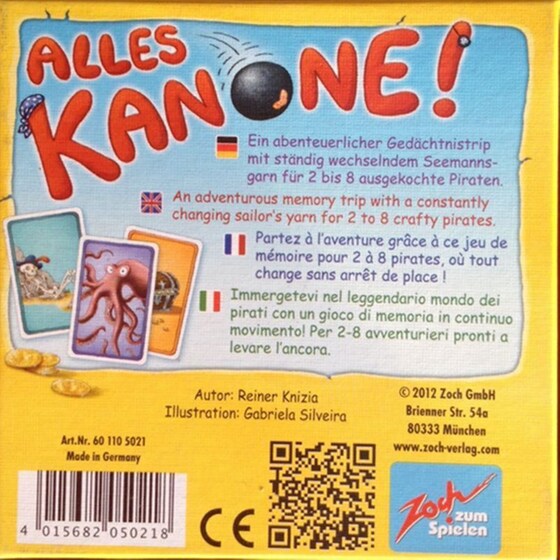 Επιτραπέζιο Παιχνίδι Zoch Zum Spielen Alles Kanone! image 5