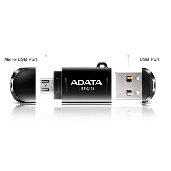 Micro USB stick Adata DashDrive Durable 16GB 2.0 UD320 Μαύρο image 0