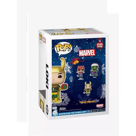 Funko Pop! Marvel - Holiday - Loki with Sweater #1322 image 1