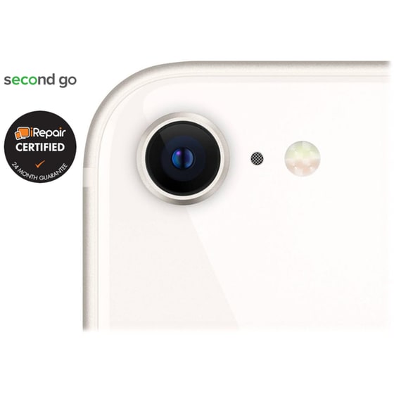 Μεταχειρισμένο Apple iPhone SE (3rd Gen) 64GB Starlight second go Certified by iRepair image 4