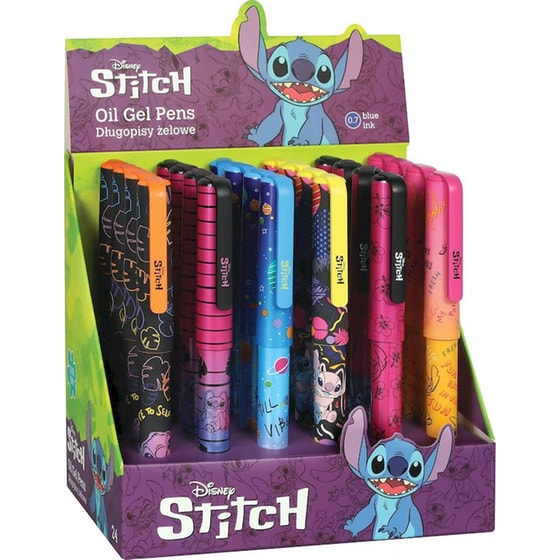 Στυλό Gel με Καπάκι Disney Stitch 0.7mm Μαύρο - Τυχαία Επιλογή Σχεδίου image 8