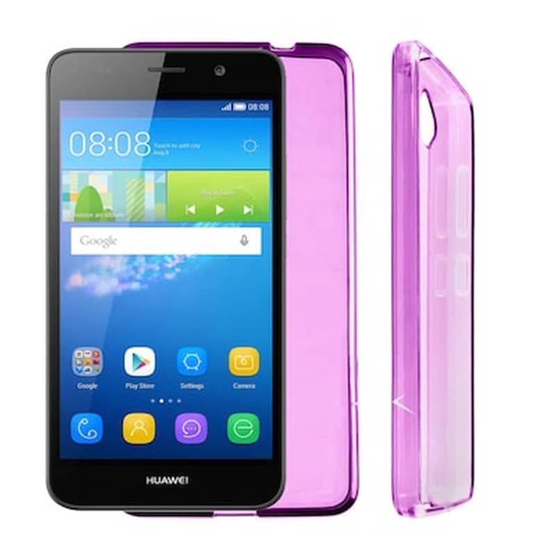 Θήκη Huawei Y6 - Volte-Tel SlimColor TPU - Διάφανο Ροζ