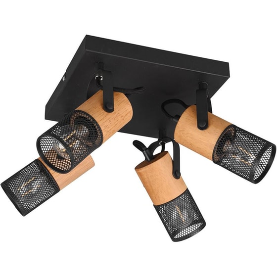 Σποτ Πολύφωτο Trio Tosh Black Mat image 0