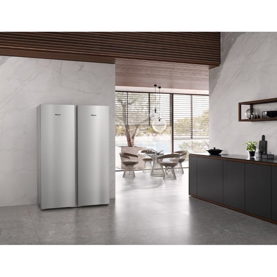 MIELE FNS 4382 D No Frost 277 Lt Inox Καταψύκτης Όρθιος image 6