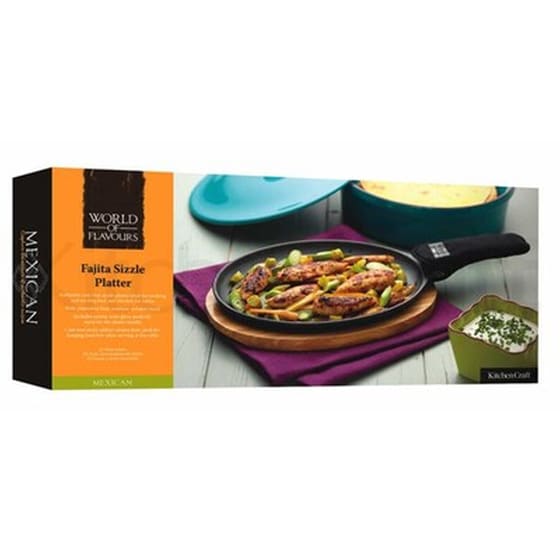 Τηγάνι Μαντεμένιο WORLD OF FLAVOURS Με Βάση 25 cm image 1