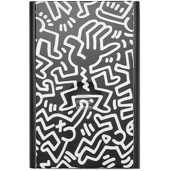 Ανδρικό Πορτοφόλι Καρτών Ogon Designs Sider Keith Haring Μαύρο image 0