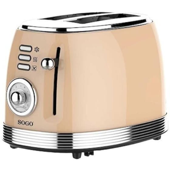 SOGO TOS-SS-5470 2 Θέσεων 850W Μπεζ Φρυγανιέρα image 1