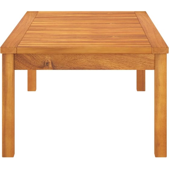 Τραπέζι Εξωτερικού Χώρου VidaXL από Ξύλο 100x50x33 cm - Kαφέ image 1
