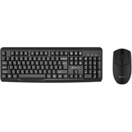 XTRIKE-ME Office MK-308 Ασύρματο σετ Πληκτρολόγιο/Ποντίκι - Μαύρο (US) (GR)