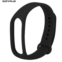 Λουράκι Sonique Σιλικόνης για Xiaomi Smart Band 7 - Μαύρο