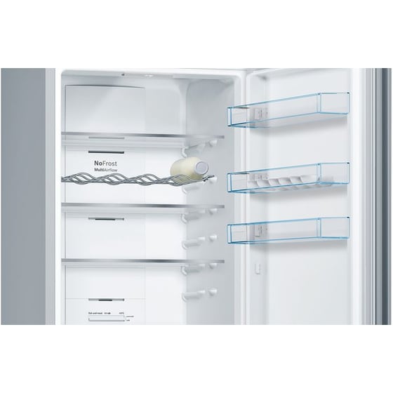 BOSCH KGN39VIDB Total No Frost 368 Lt Brushed Steel Ψυγειοκαταψύκτης image 4
