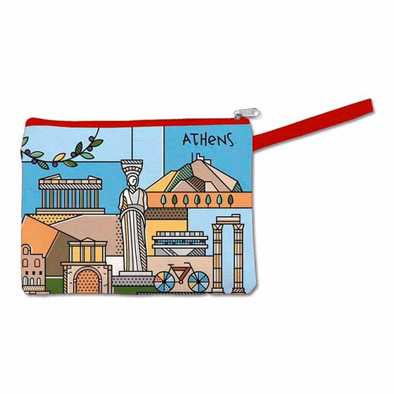 ATP Τσάντα Υφασμάτινη με Λαβή & Φερμουάρ 19 x 24 cm image 1