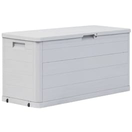 Μπαούλο Αποθήκευσης Κήπου VidaXL Πλαστικό 280 lt 117x45x56 cm - Ανοιχτό Γκρι