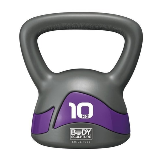 Body Sculpture Kettlebell από PVC 10kg Μωβ image 0