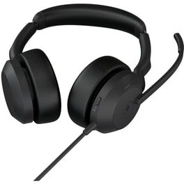 Ακουστικά Κεφαλής Jabra Evolve2 50 MS Stereo με Μικρόφωνο - Μαύρα