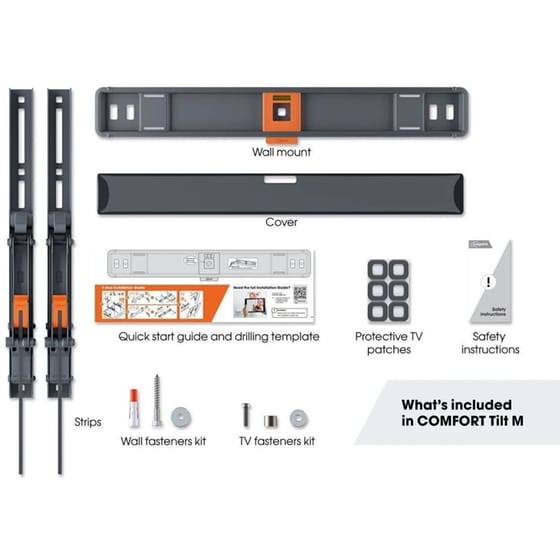 Βάση Τηλεόρασης Επιτοίχια Vogels TVM 3413 με Κλίση 32" - 65" έως 25 kg image 2