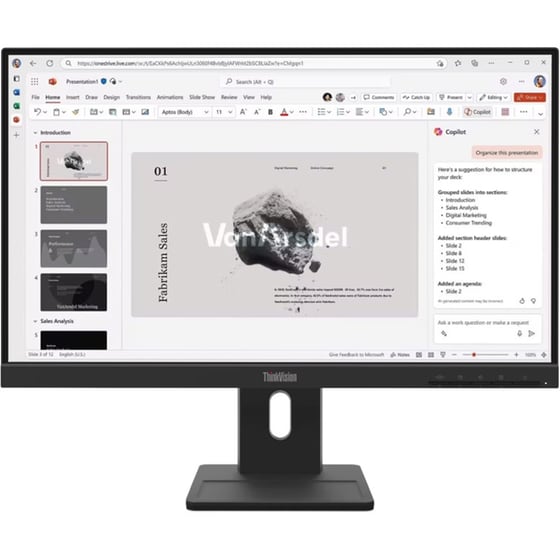 Lenovo ThinkVision E22-40 Monitor 21.5" FHD IPS Flat 100 Hz 6ms image 5