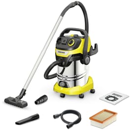 Σκούπα Υγρών και Στερεών KARCHER WD 6 PS V-30/6/22/T 1300 W με Κάδο 30 lt Κίτρινο