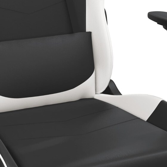 Καρέκλα Gaming VIDAXL 345404 με Ρυθμιζόμενα Μπράτσα από Τεχνητό Δέρμα - Μαύρο image 5