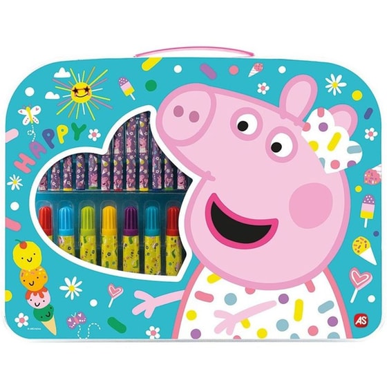 Σετ Ζωγραφικής AS Company Art Case Peppa Pig image 0