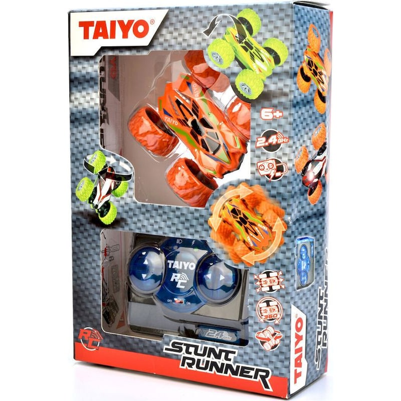 TAIYO Taiyo Runner Τηλεκατευθυνόμενο Αυτοκίνητο 2.4GHz Stunt Neon - Πορτοκαλί