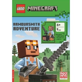 LEGO® Minecraft®: Armoursmith Adventure Activity Book (with Armoursmith minifigure and accessories)