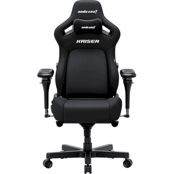 Καρέκλα Gaming Anda Seat Kaiser 4 V2 XLarge με 6D Μπράτσα Υφασμάτινη - Μαύρη image 1