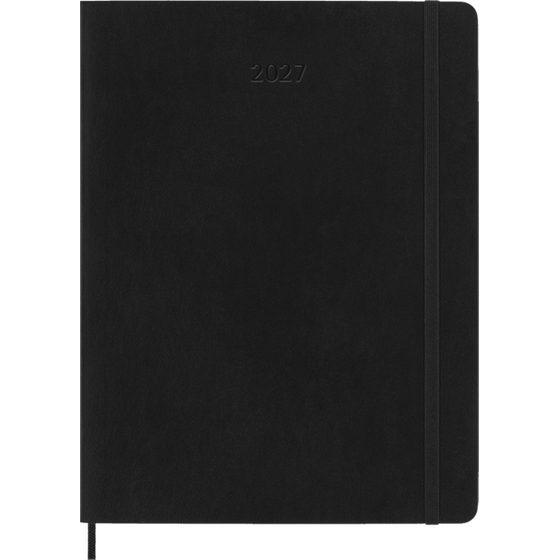 Ημερολόγιο Εβδομαδιαίο 2027 Moleskine 12M XL Soft Cover Μαύρο image 0