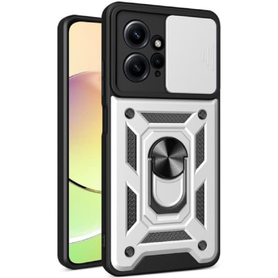 Θήκη Xiaomi Redmi Note 12 4g - Bodycell Armor Slide - Ασημί image 0